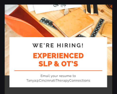 Cincinnati Therapy Connections speech therapy, occupational therapy, cincinnati, dayton, in home therapy, Mason OH Elite Kids Therapy