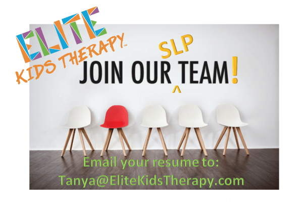 Now hiring Speech language pathologist