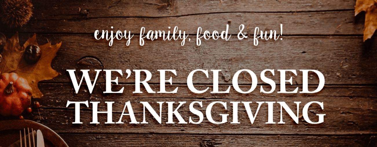 CLosed for Thanksgiving Elite Kids Therapy