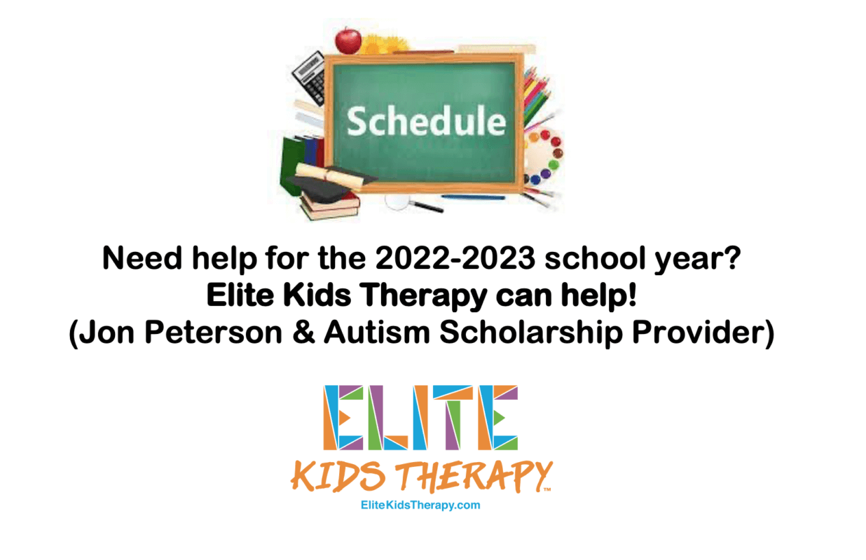 Autism and Jon Peterson Scholarship Provider Elite Kids Therapy